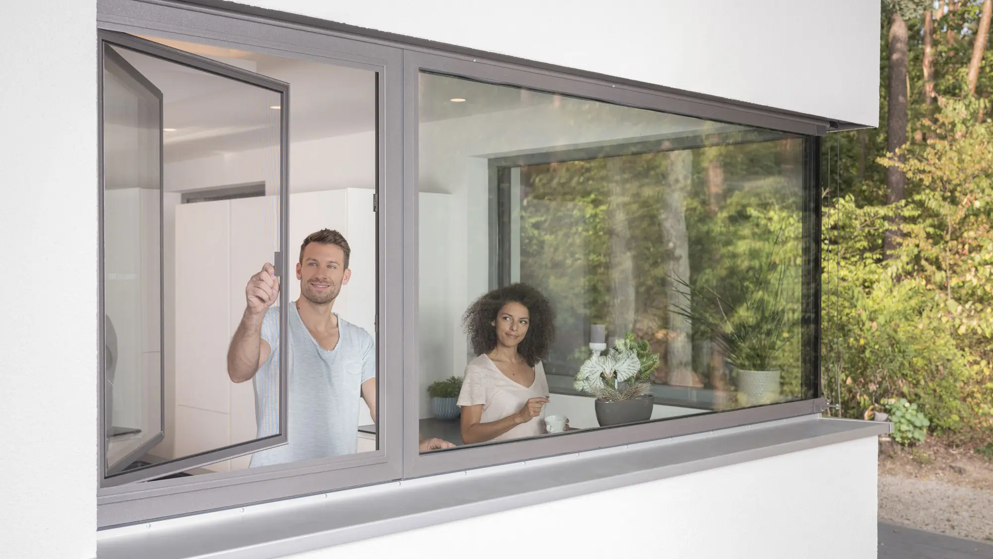 Fenster, Person, Erwachsener, Männlich, Mann, Fenster, Fensterbank, Erwachsener, Mann, Person